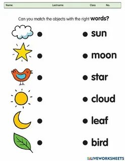 Match the english
