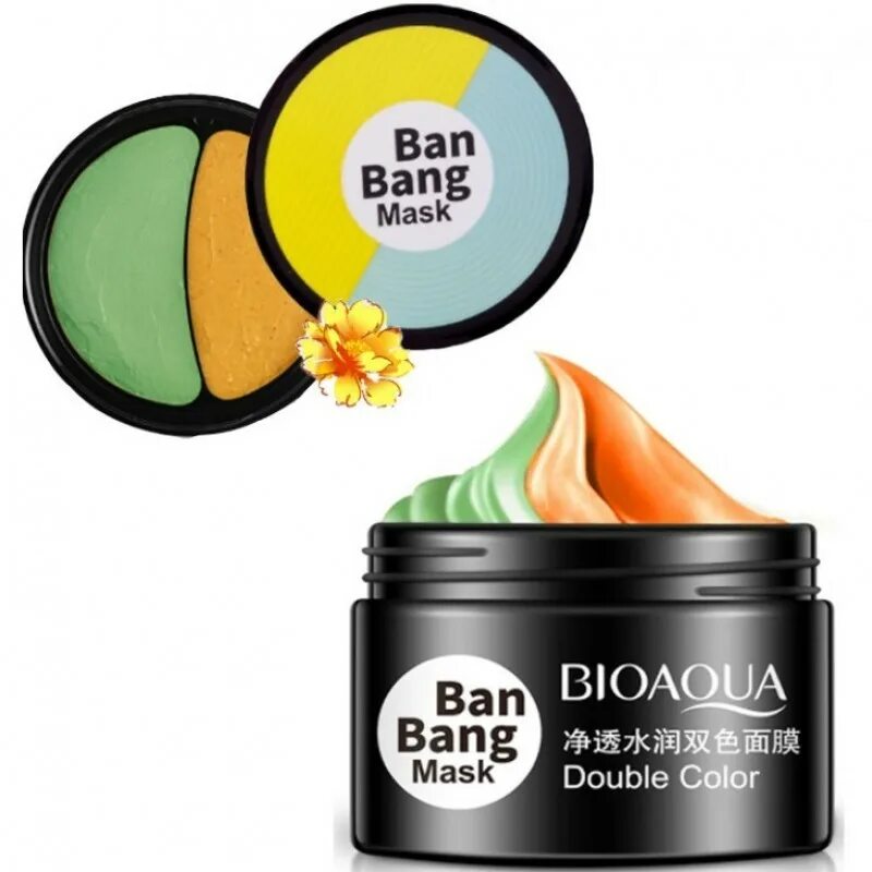 BIOAQUA двойная маска ban Bang. Маска для комбинированной кожи ban Bang Mask BIOAQUA. Двойная маска для лица BIOAQUA "ban Bang Mask" 50g + 50g. Двойная маска очищение и матирование BIOAQUA Banbang Mask. Bang ban