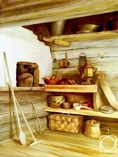 Картины русской избы