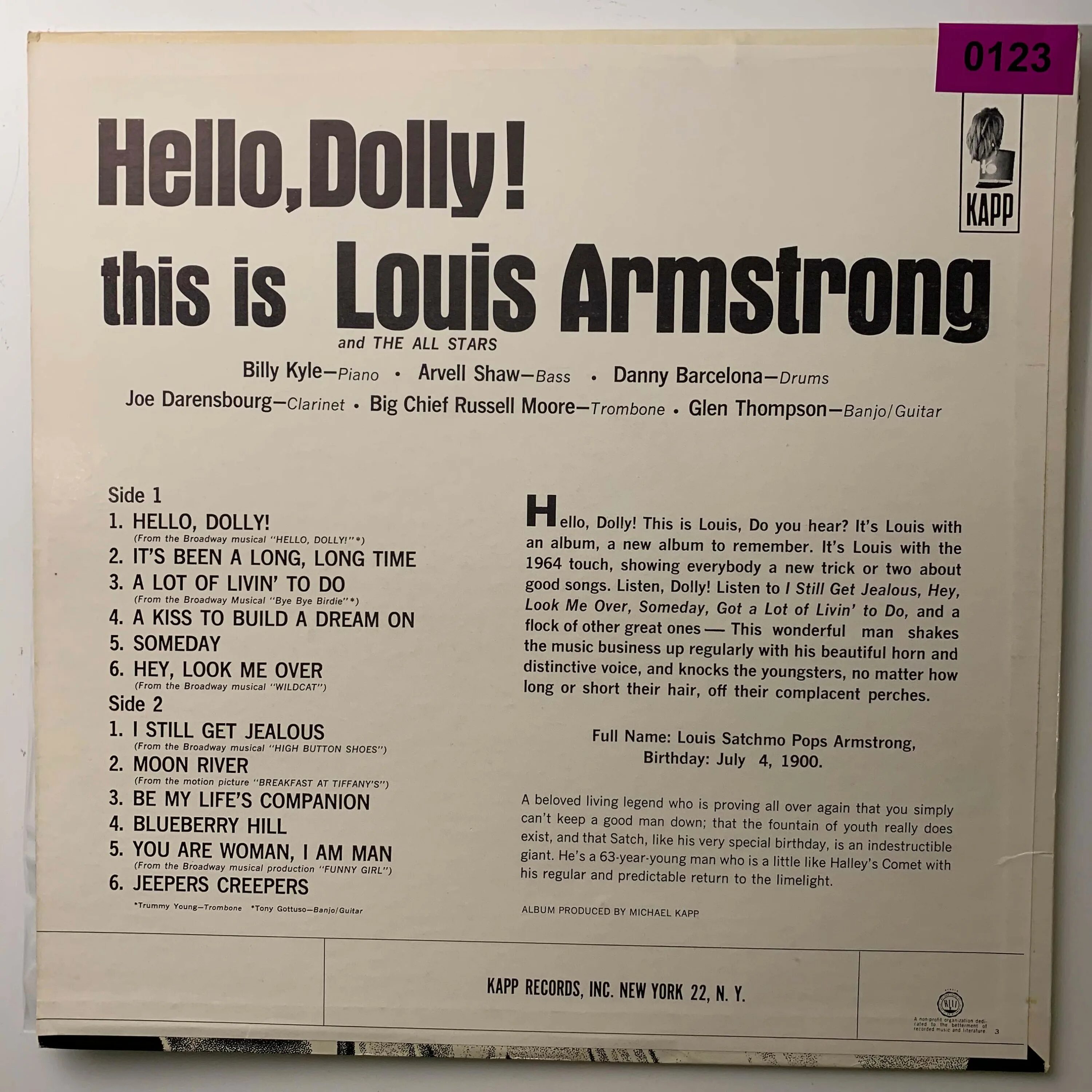 Армстронг хелло. Louis Armstrong - hello, Dolly! (1964). Луи Армстронг Хелло Долли. Альбом hello Dolly!. Открытка Хелло Долли.