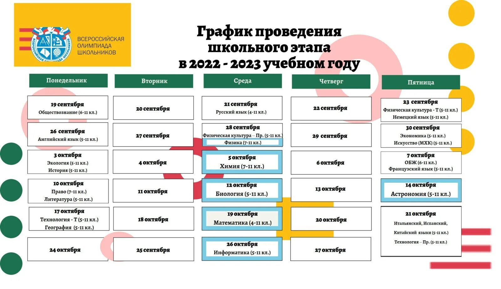 График олимпиад школьников 2022-2023. Расписание школьных этапов Всероссийской олимпиады школьников 2023. Региональный этап Всероссийской олимпиады школьников 2022-2023.