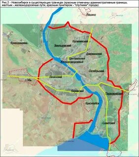 Новосибирск восточный карта