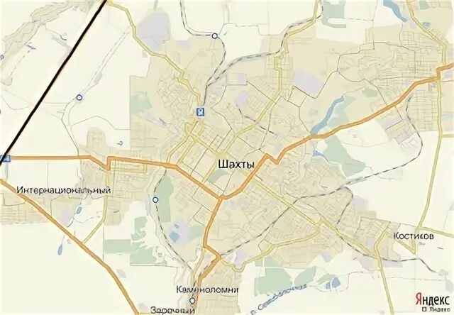 Где находится город шахты
