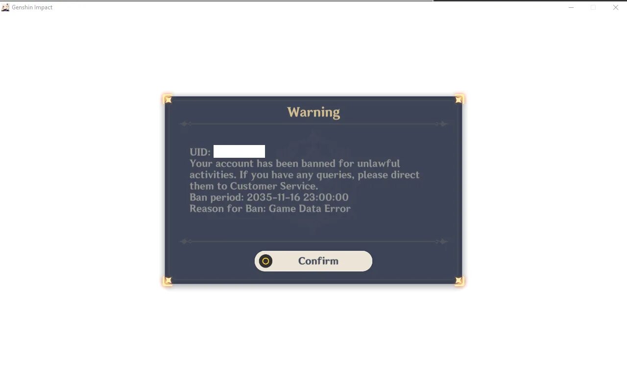 Геншин код подтверждения. Ошибка Геншин Импакт. Ошибка при загрузке Геншина. Бан Геншин. Ошибка 31-4302 Genshin Impact.