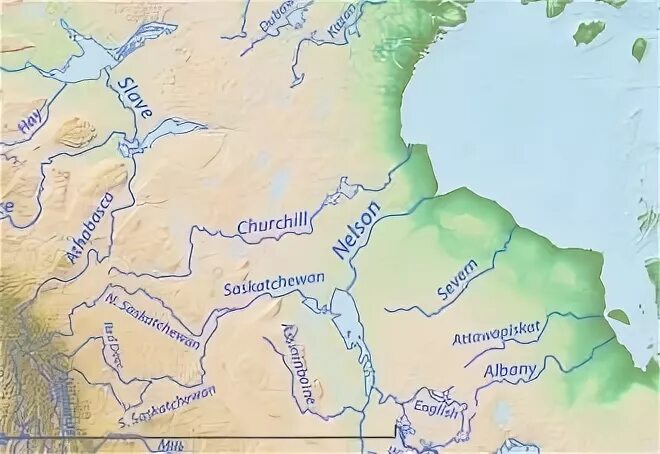 Река нельсон северная америка. Река Черчилл на карте Северной Америки. Северная Америка река Черчилл. Река Черчилл на карте. Река Олбани на карте.
