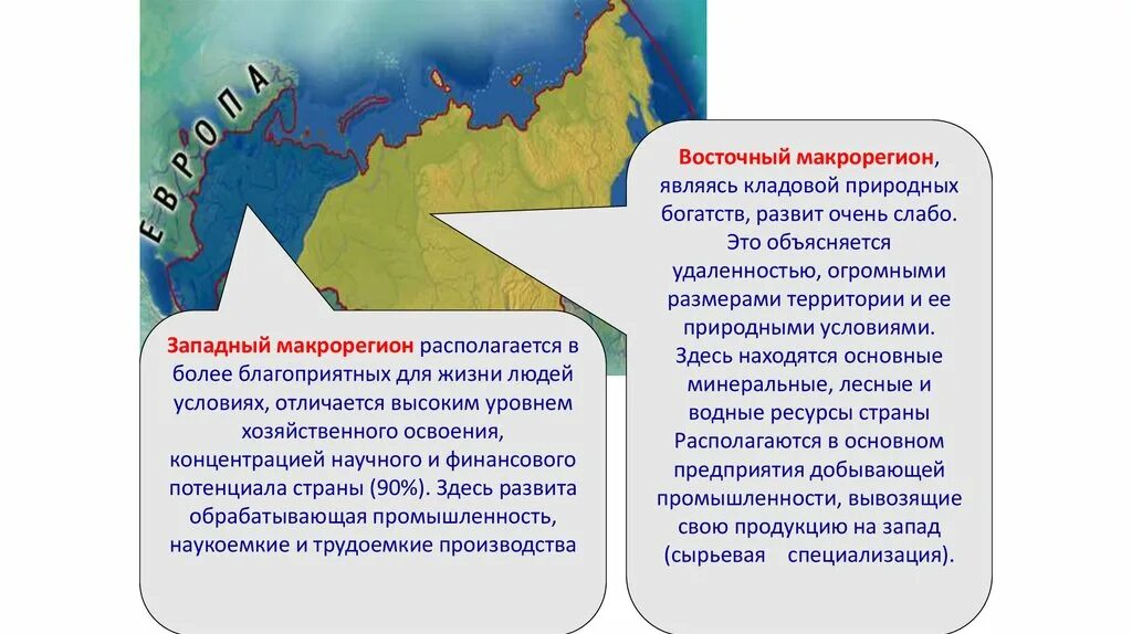 Природные условия западного макрорегиона. Западный макрорегион природные ресурсы. Природные ресурсы Западного макрорегиона России. Природные условия восточного макрорегиона.