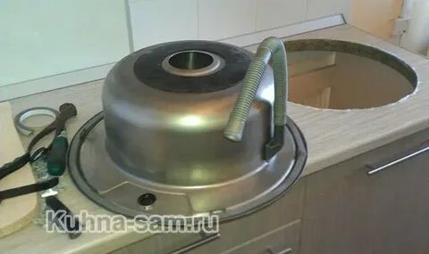 Крепления круглой мойки