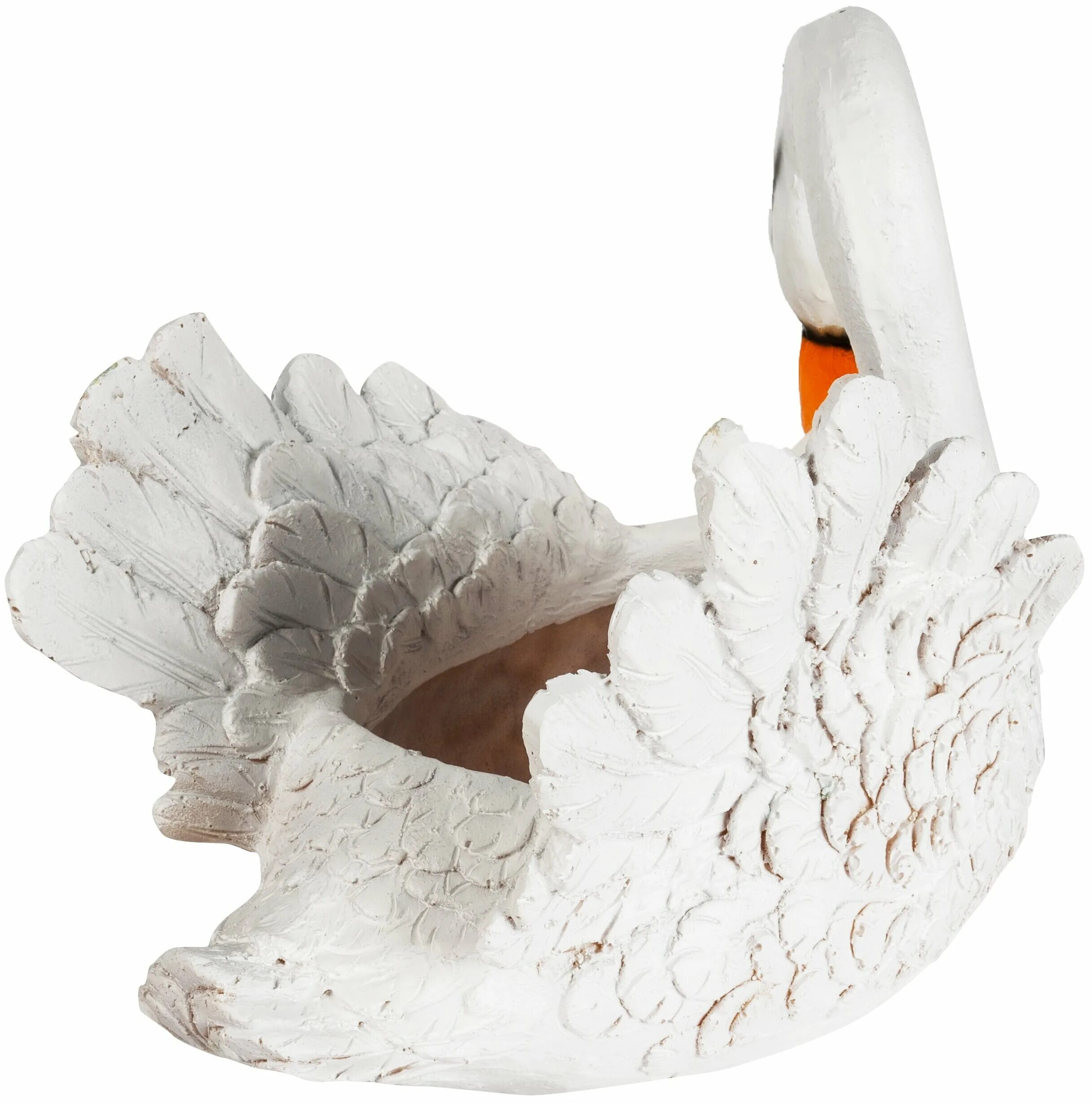 кашпо лебедя. лебедь кашпо кузнецов мс. кашпо лебедя. кашпо садовое лебедь. зоокашпо лебедь h25см d15см 123245/к003.