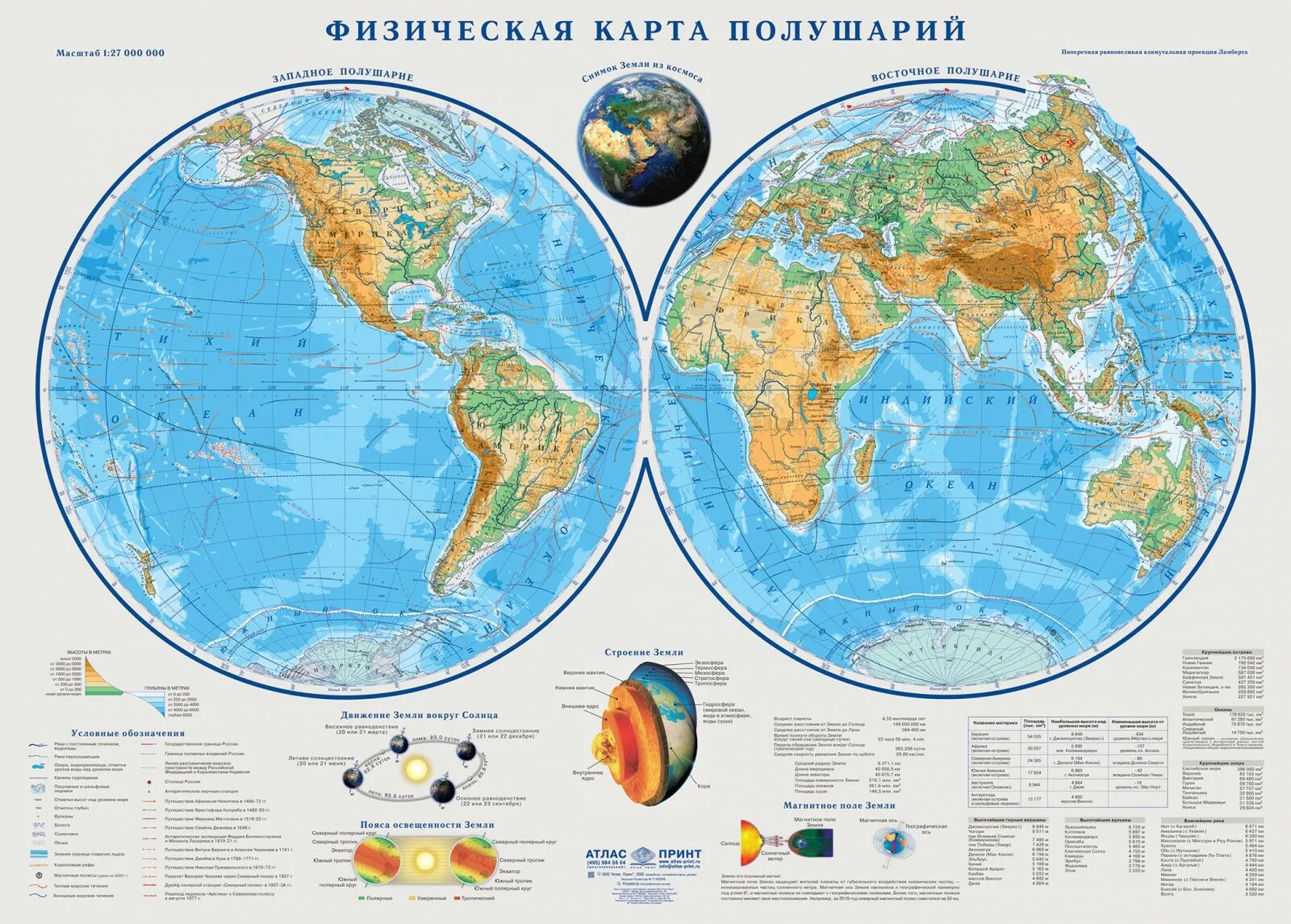 Атлас физическая карта полушарий. Атлас Западного полушария. Атлас 6 класс география карта полушарий. Физическая карта россии полушарии