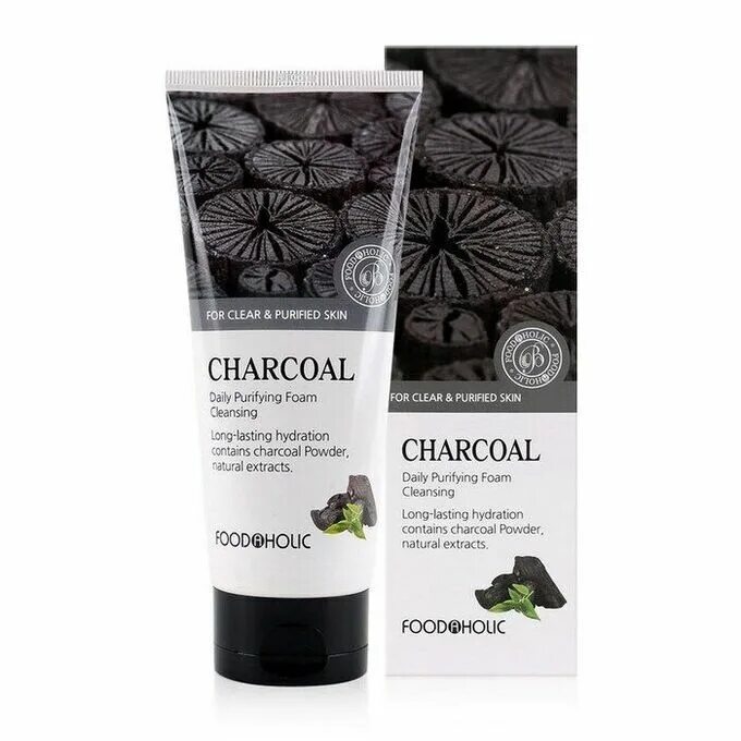 Farmstay пенка очищающая с древесным углем - Charcoal Pure Cleansing Foam, 180мл. Ekel пенка для умывания с древесным углём - Charcoal Foam Cleanser, 180мл. FOODAHOLIC nature Foam Cleansing Charcoal 150мл. FOODAHOLIC пенка для лица с древесным углем FOODAHOLIC nature Foam Cleansing (150ml) Charcoal 150мл. Cleansing charcoal