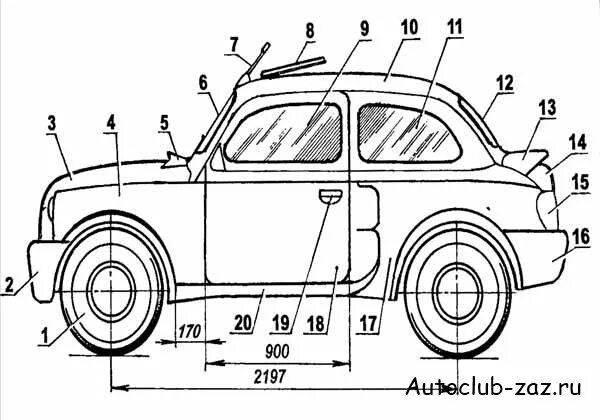 Размеры заз 968. ЗАЗ 965 чертеж. Колесная база ЗАЗ 965. Чертежи Запорожца ЗАЗ 965. ЗАЗ 965 габариты.