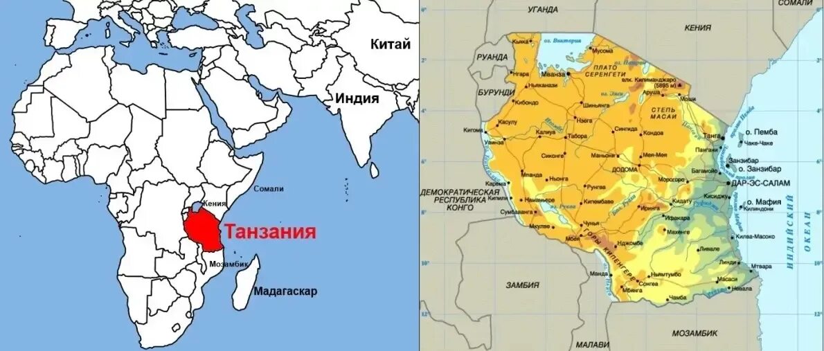 Особенности страны танзания. Расположение национального парка в Танзании. Танзания политическая карта. Расположение Танзании на карте. Расположение Танзании на карте Африки.