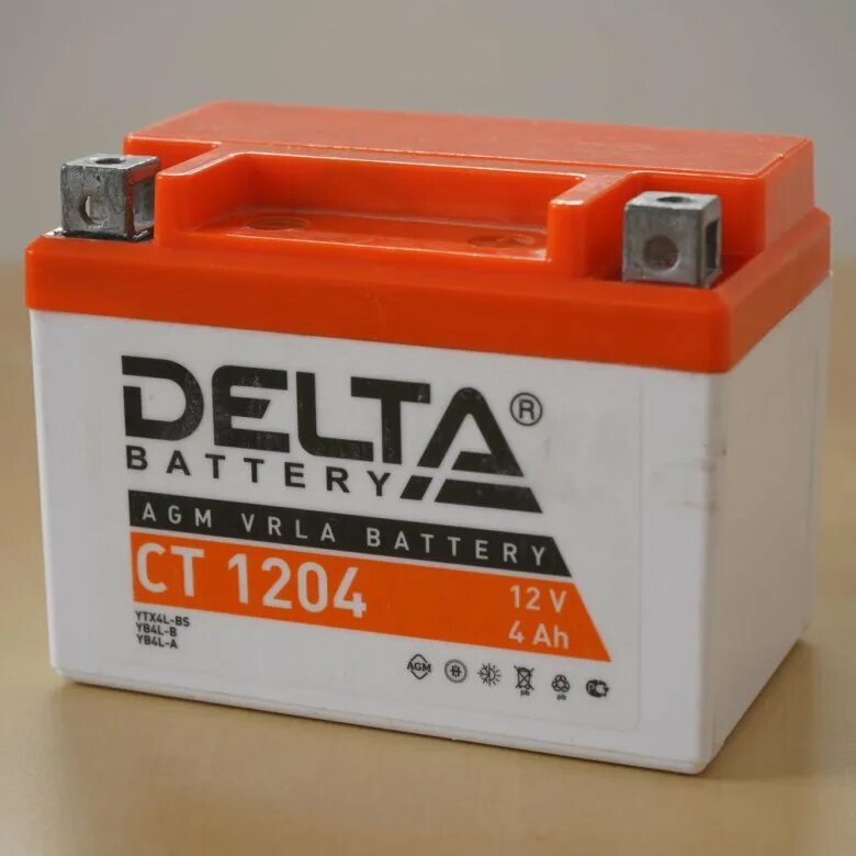 Аккумулятор Delta CT 1204. Аккумулятор для скутера Delta 5ah. Аккумулятор Delta CT 1204 (4а/ч). АКБ Delta CT 1204 12 V (4ah). Аккумулятор для скутера 12 вольт