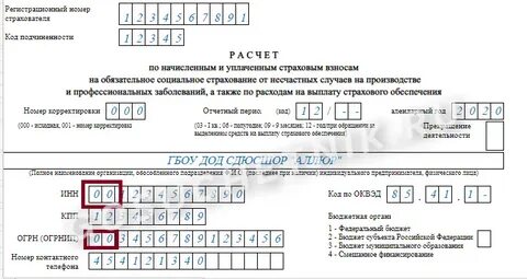 Сведения о застрахованном лице для больничного листа образец заполнения