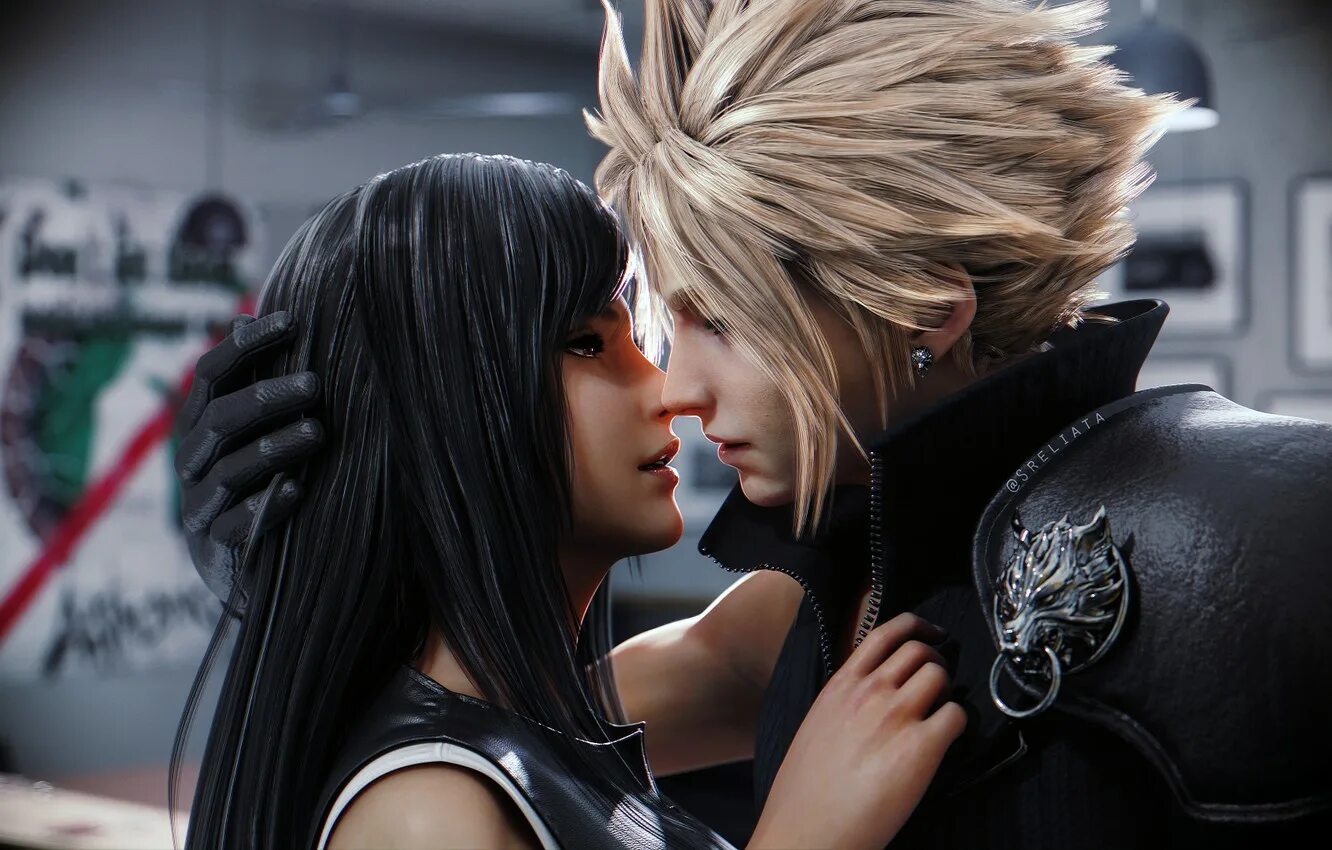 Final f. Клауд страйф и тифа. финал фэнтези клауд и тифа. final fantasy 7 remake tifa.