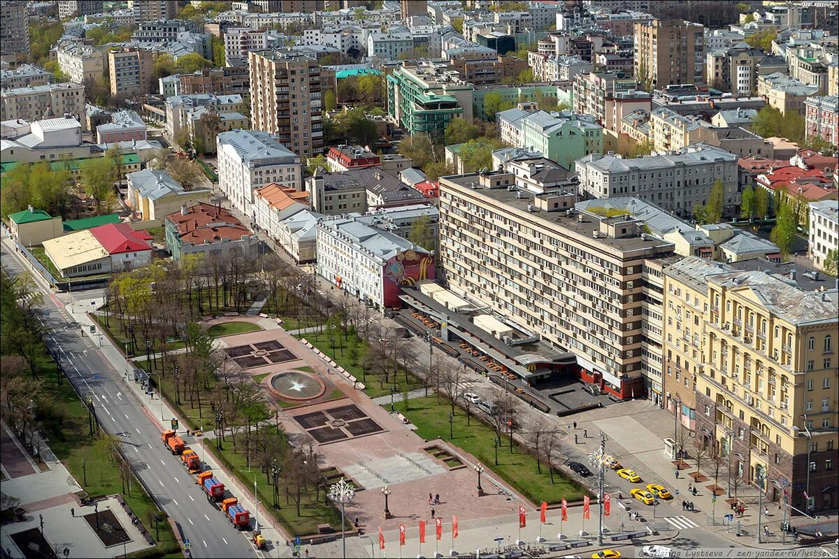 Что было на месте тверского бульвара