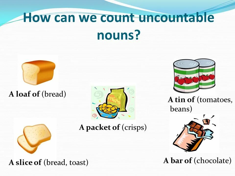 Английский countable and uncountable Nouns. Uncountable Nouns. Еда в английском языке исчисляемое или неисчисляемое. Bread исчисляемое или неисчисляемое.