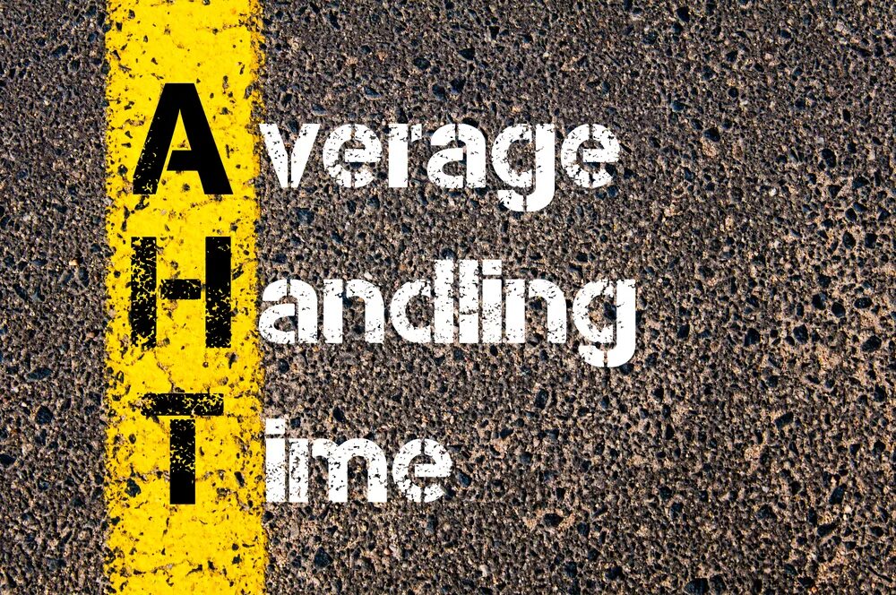 Handling time. Handling time. Handling time. Handling time. Average handling time.