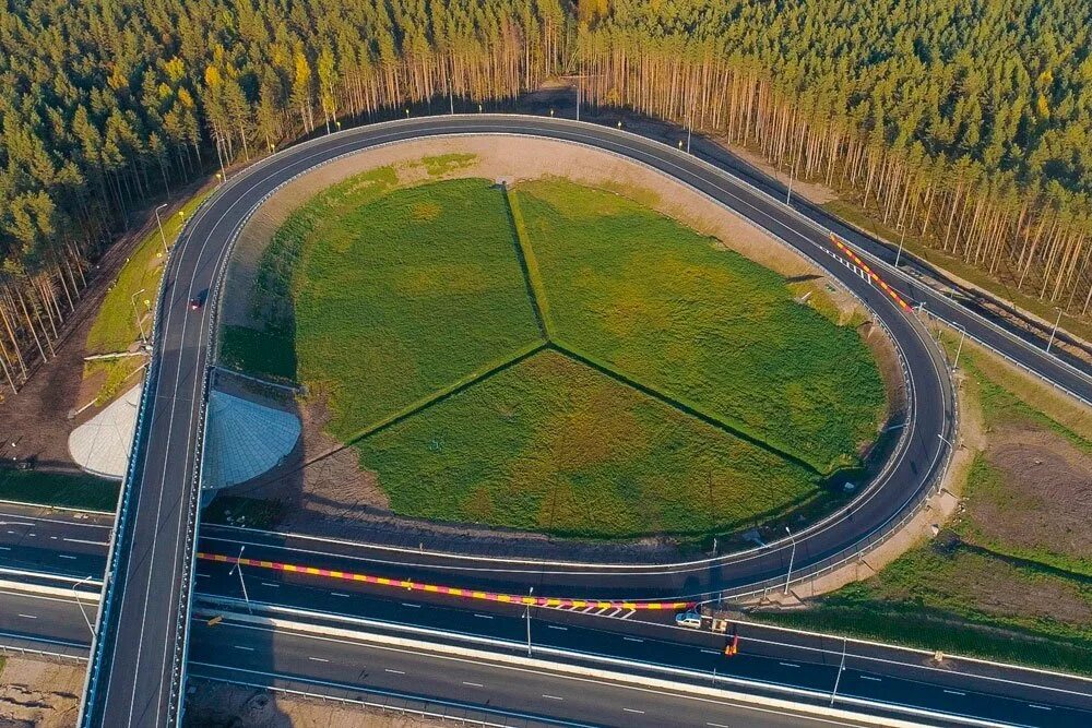 Дорожная сеть. Развязка Медвежьегорск. Дорога в Беларусь.