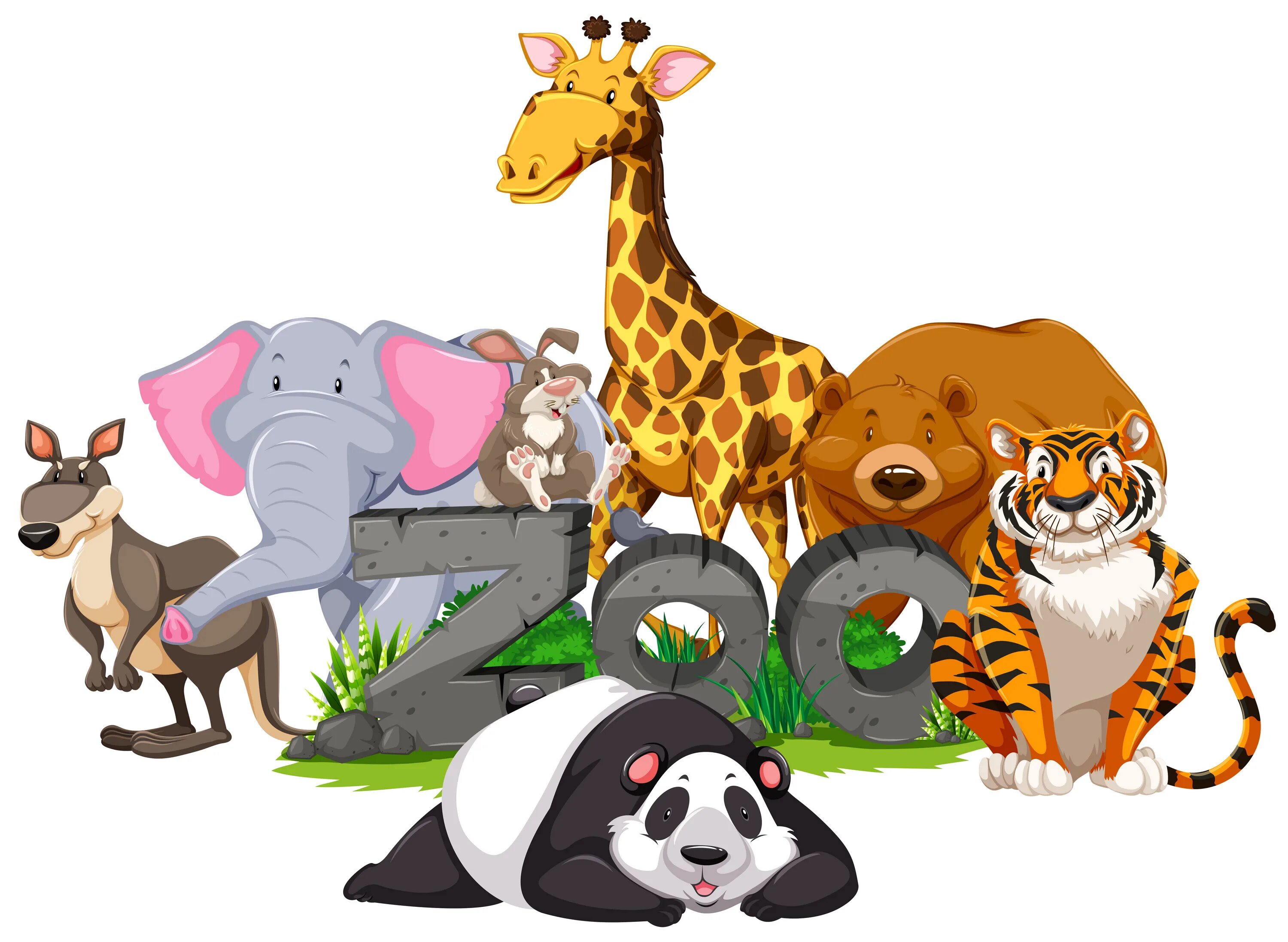 Kids box wild animals