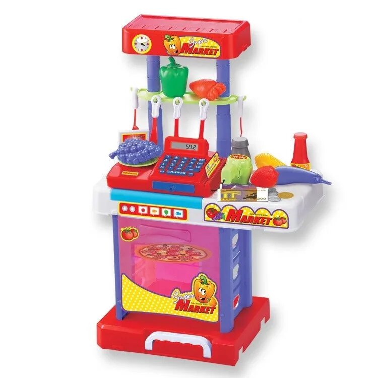 Детские игровые магазины. Касса Altacto alt0201-002. Касса Altacto alt0201-001. Игровые наборы для девочек. Игрушечный магазин.