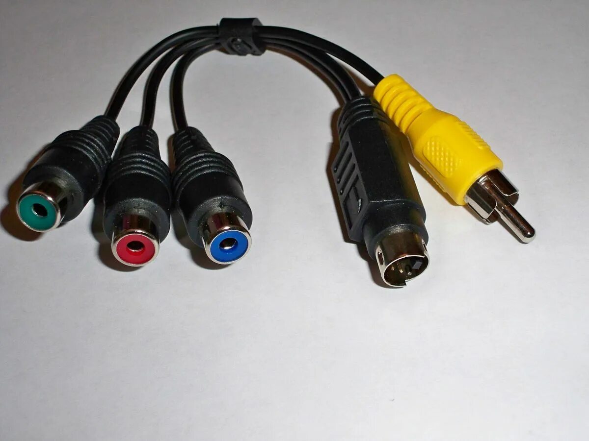 Переходник s-Video(7pin)-RGB(3xrca). JVC svideo av кабель. Провод s Video компонентный. S-Video на компонентный переходник. Av каналы