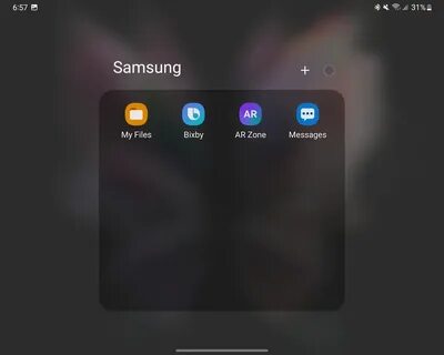 Samsung interface