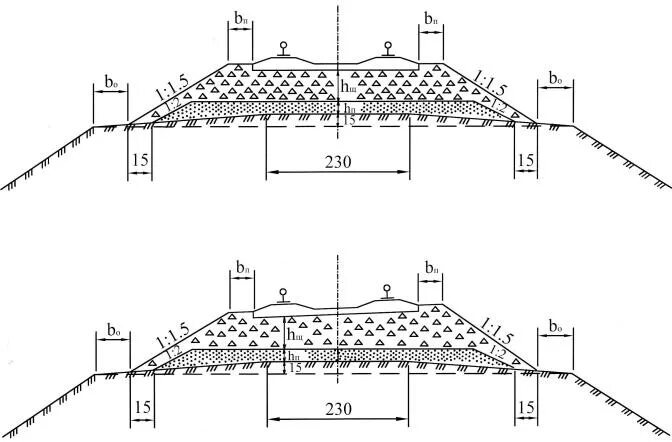 Поперечный профиль верхнего строения пути с балластной призмой. Балластная Призма железнодорожного пути. 1.Поперечный профиль балластной Призмы. Поперечный профиль балластной Призмы однопутного участка. Требование к пропуску поездов балласт балластная