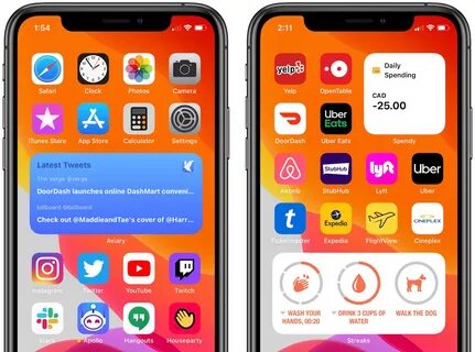 Виджеты ios