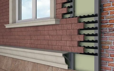 Фасадные панели для наружной отделки дома монтаж