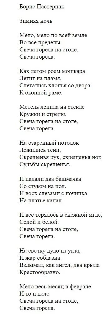 Ночь пастернак тема. Зимняя ночь Пастернак стих. Свеча горела Пастернак. Пастернак стихи Мело Мело. Стихотворение свеча горела на столе Пастернак.