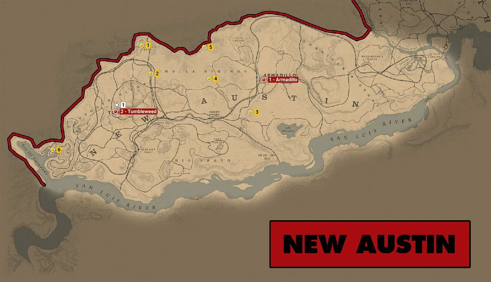 Mapping rdr 2