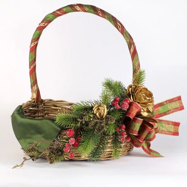 оформить корзину на новый год своими руками. новогодняя корзина декор. новогодняя корзина. оформить корзину на новый год своими руками. украшение подарочных корзин.