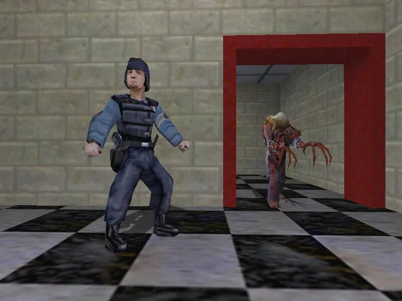 Half life 1 model. Half life 1 beta. half life 1 screenshots. халф лайф 1 бета. half life 1 охранник.