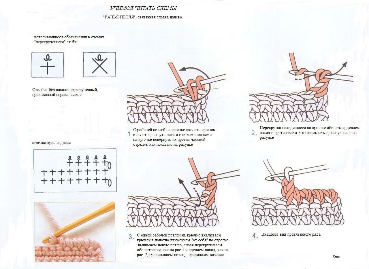 вязание рачий шаг крючком схема. рачий шаг для начинающих. рачий шаг для начинающих. рачий шаг крючком как вязать схема. рачий шаг крючком схема.