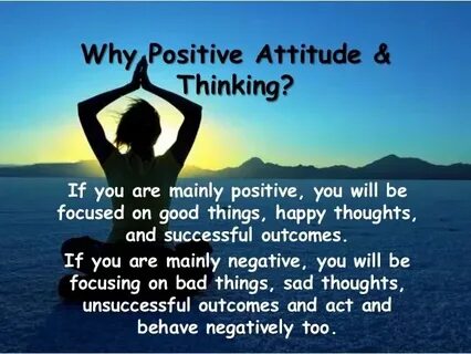 Negative attitude