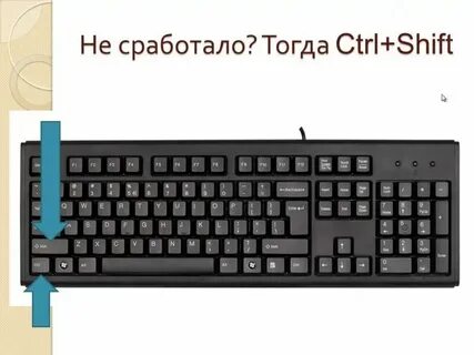 Как переключить буквы на клавиатуре