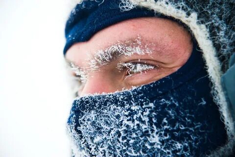 Иней на одежде