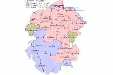 Чувашская область административный центр