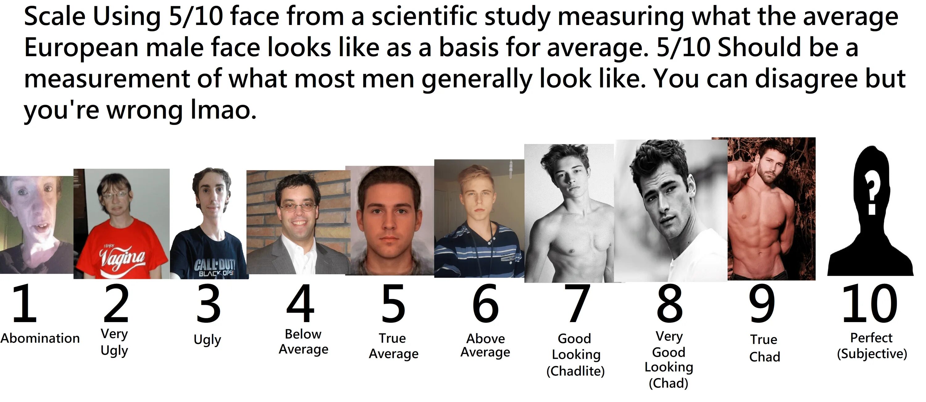 Чед и инцел. Инцелы внешность. Шкала оценки внешности мужчины. Оценка внешности мужчины по 10 бальной. Dick rating