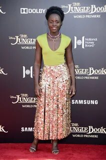 Lupita Nyong'o at an event for Книга джунглей (2016) 