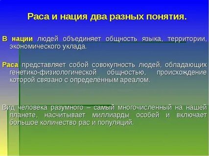 В самых разных понятиях и