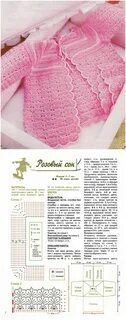 Кофточка для новорожденной девочки с описанием