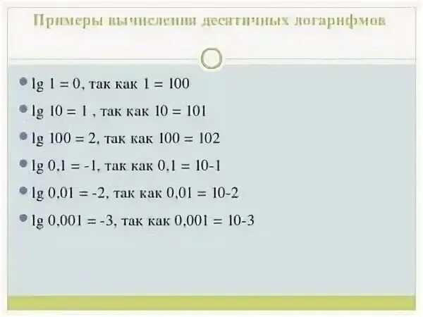 Примеры решений задач с логарифмами Как решать примеры с логарифмами