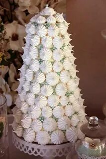 Елочки из безе
