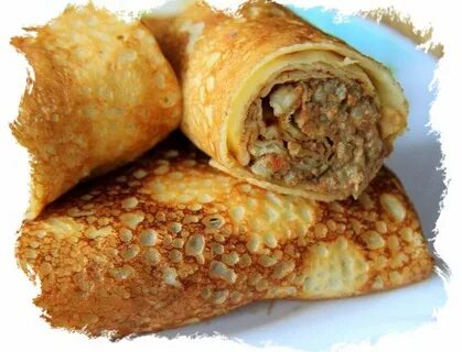 Блины с печенью и рисом рецепт