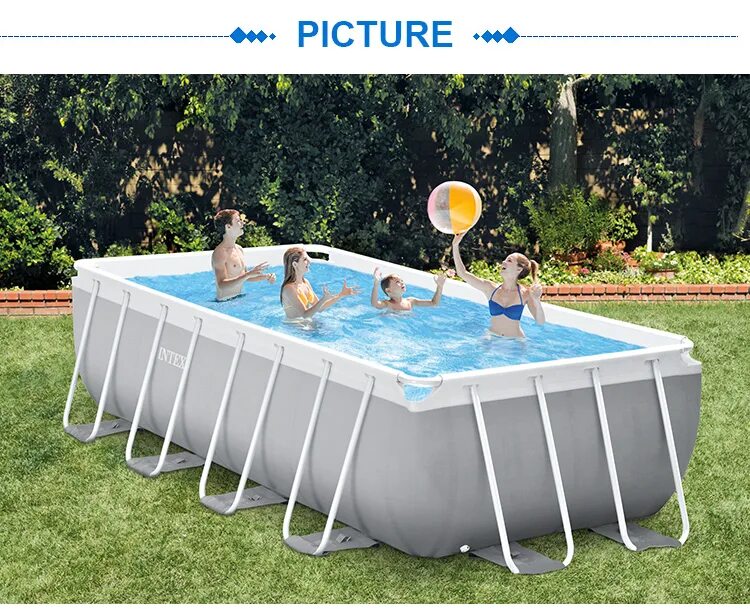 Бассейн intex 26792. Бассейн каркасный intex prism frame 300x175x80 см. 26792 intex. бассейн intex prism frame 26792. бассейн каркасный с фильтром 400*200*100 см intex 26776.