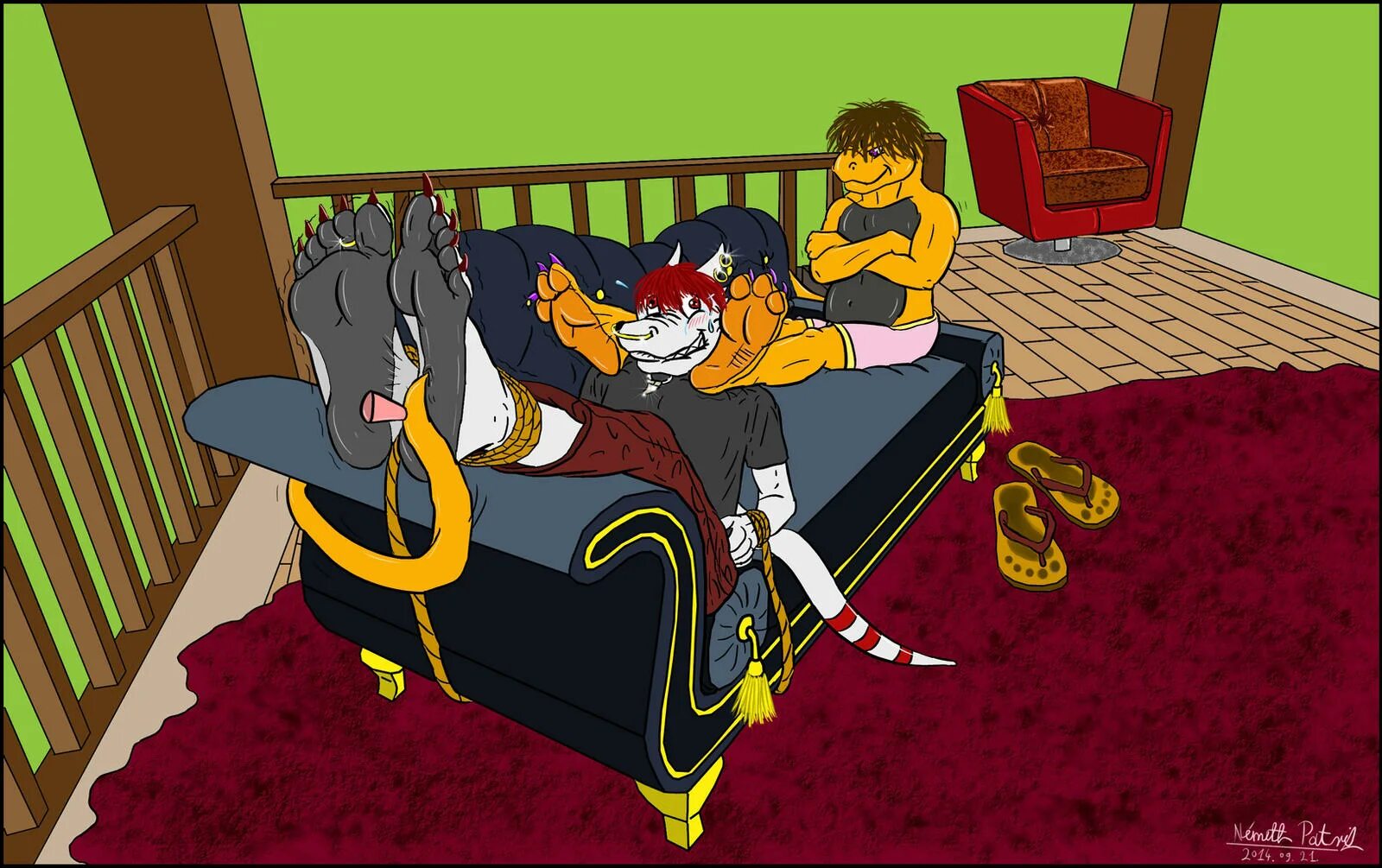 Tickle art
