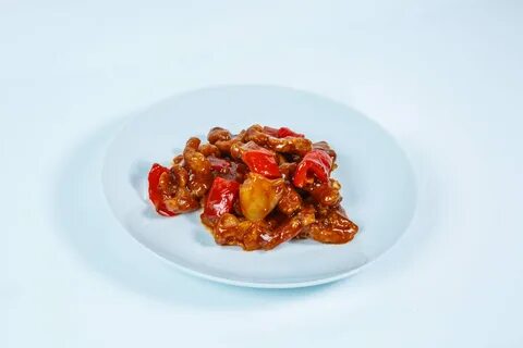 Паста в кисло сладком соусе