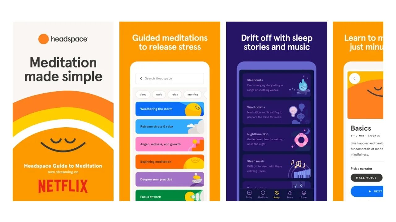 Headspace: руководство по медитации. Приложение Meditation and Sleep. Meditation for Sleep. Headspace медитация